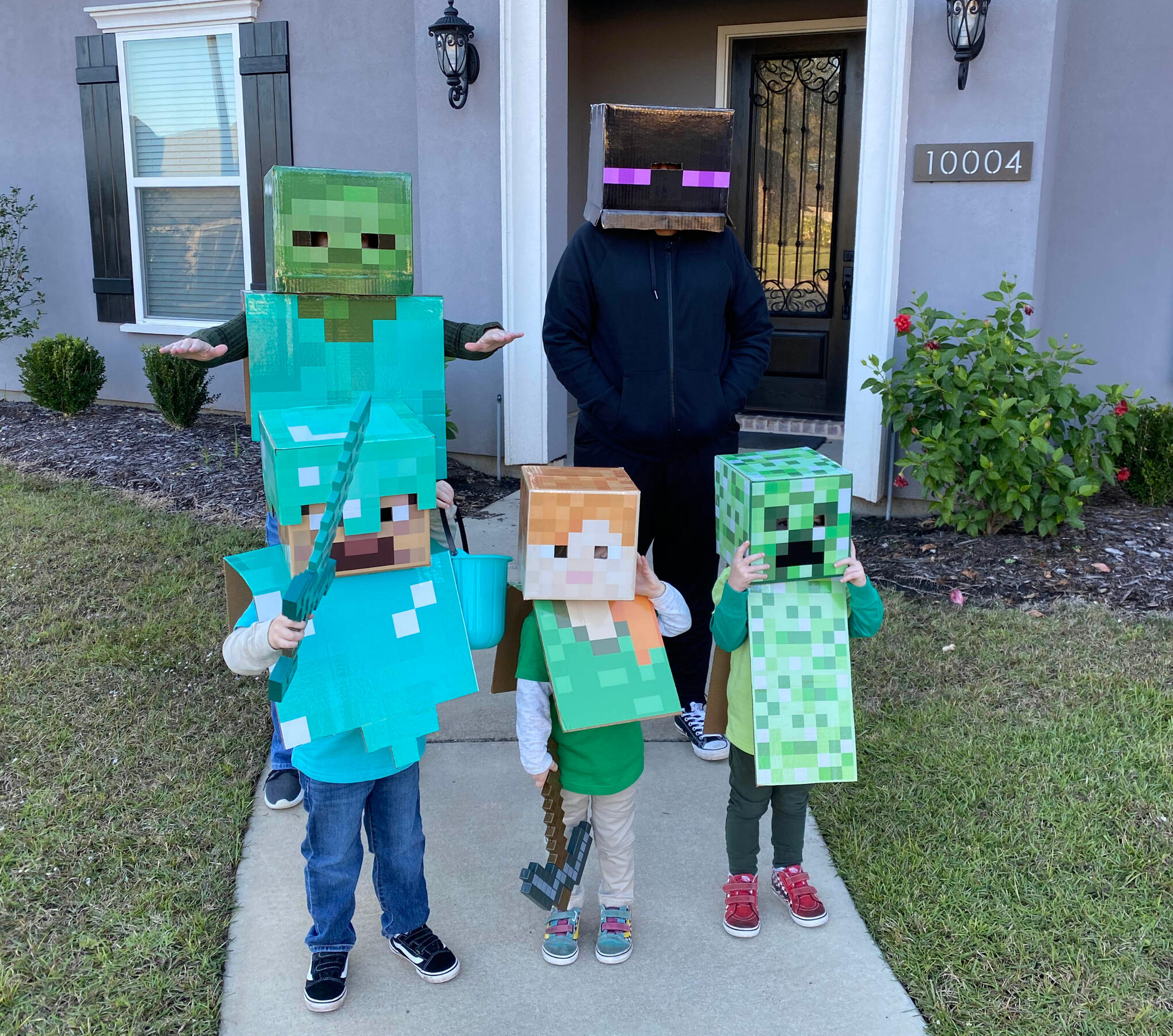 Minecraft Family Costume